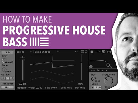 HOW TO MAKE PROGRESSIVE HOUSE BASS | ABLETON LIVE