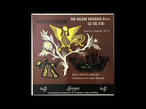 Rimsky-Korsakov.  The Golden Cockerel Suite and Capriccio Espangnol  (1954)