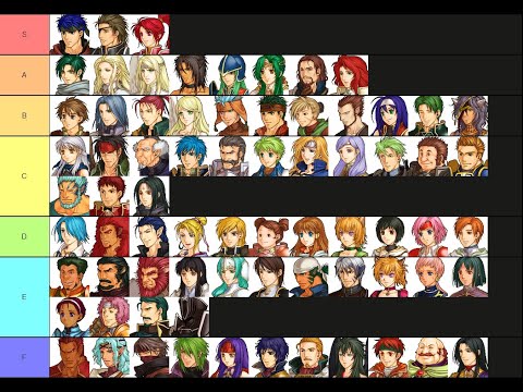 Let's Make a Fire Emblem 10 Radiant Dawn Tier List! (in 15 minutes)