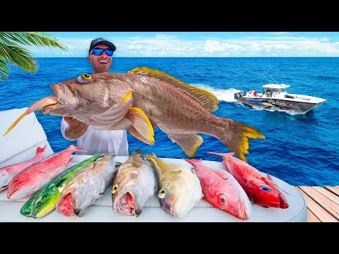 36 Hours at Sea. Caught Every Deep Sea Fish! Catch Clean & Cook