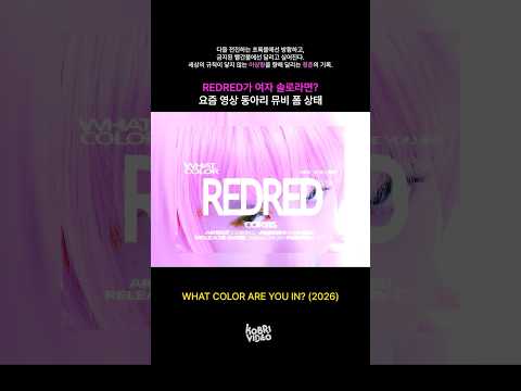 REDRED가 여자 솔로라면?요즘 영상 동아리 뮤비 폼 상태