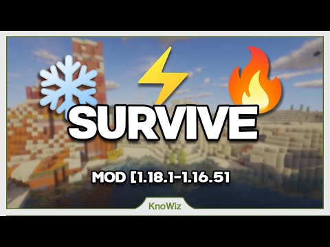 Survive - Minecraft 1.18.1 Mod Overview [FR]