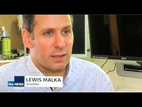 Lewis Malka on ITN discussing the future of jewellery workshops in Hatton Garden