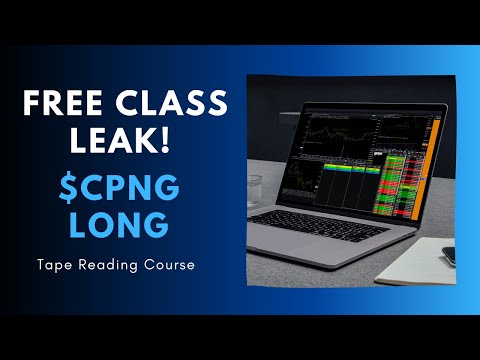 Live Course Leaked Material | Tape Reading | $CPNG | Day Trading