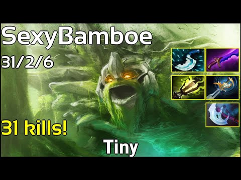 31 kills! SexyBamboe  - Tiny - Dota 2  7.18