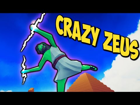 Crazy Zeus vs EVERY FACTION - Totally Accurate Battle Simulator TABS