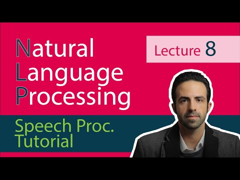 Nlp Lecture 8 Python Tutorial On Basic Speech Processing