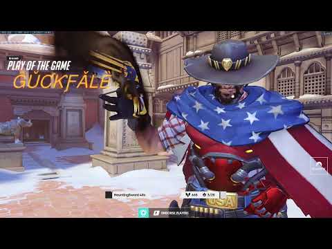 POTG! 68% KP! GALE INSANE MCCREE GAMEPLAY OVERWATCH SEASON 28 TOP 500