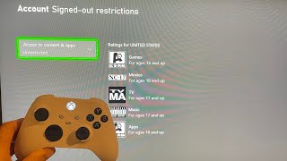 Xbox Series X/S: How to Change Access to Content & Apps Tutorial! (Signed-Out Content Restrictions)