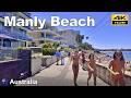 Manly Beach Sydney 4K Walking Tour Australia December 2024 4K HDR