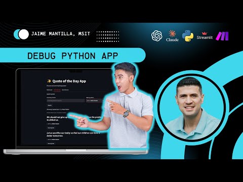 How To Debug A Python Program Step By Step Daily Quotes App Tutorial
