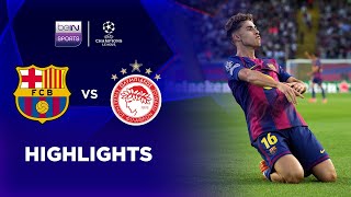 Highlights Barcelona Vs Olympiakos (6-1) di Champions League 25/26: Fermin Hattrick, Rashford Brace