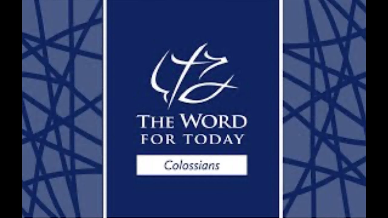 Pastor Chuck - Colossians 4