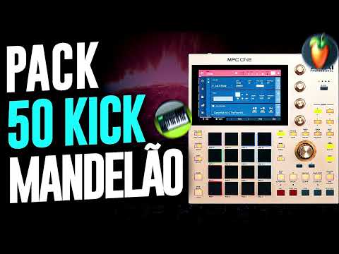 PACK 50 KICK PARA PRODUZIR FUNK MANDELÃO