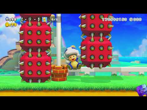 Super Mario Maker 2 🔧 Endless Challenge 6081 - 6088