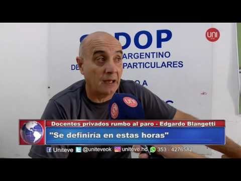 Docentes privados rumbo al Paro.