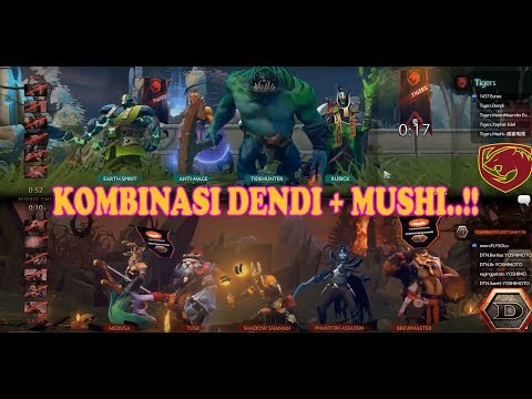 Tigers vs Detonator (Kombinasi Dendi + Mushi)