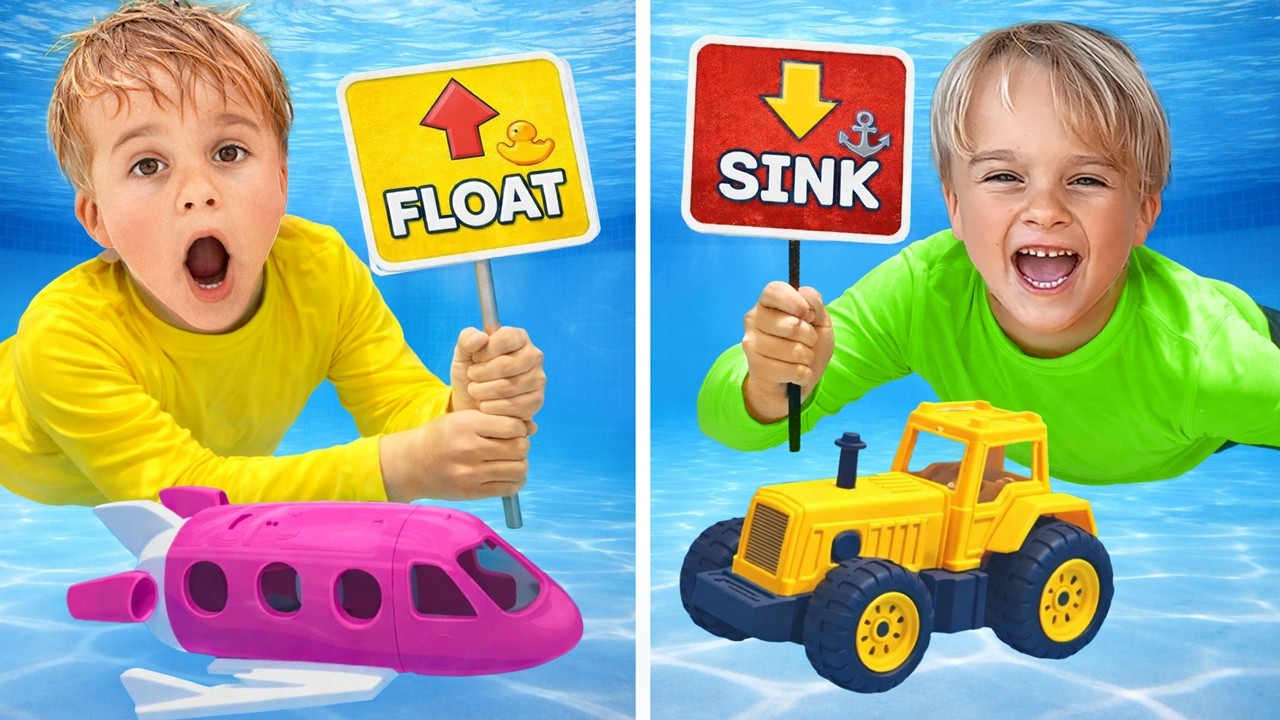 Sink or Float Science experiments with Chris and friends