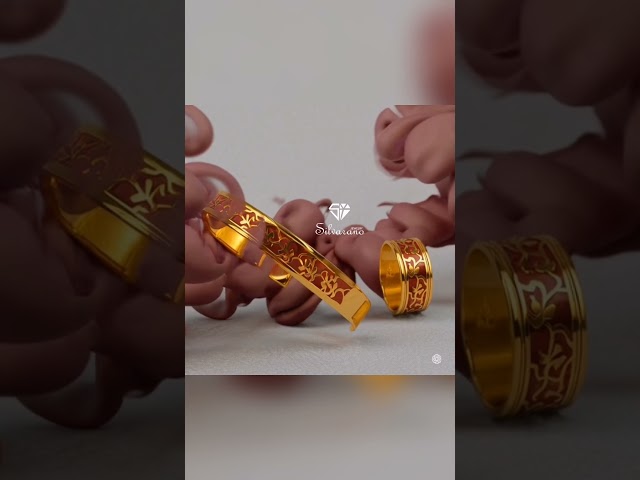 مجموعة أسورة بتصميم جذاب(طقم أسورة ودبلة)