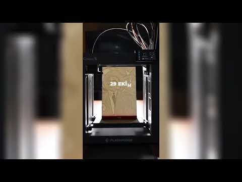 Kayseri’de 3D yazıcıyla Atatürk portresi ürettiler! İşte o görüntüler