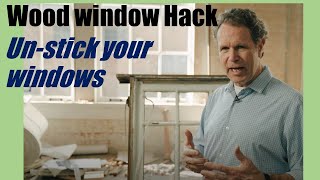 Historic Window Repair- Getting your windows unstuck.