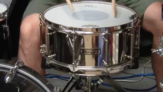 Thrust 6.5 x 14 Stainless Steel Snare Drum Demo