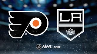 Quick notches shutout as Kings down Flyers, 2-0