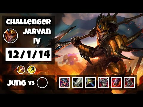 Jarvan IV vs Lee Sin KOREAN Challenger JUNGLE (12/1/14) - v11.17
