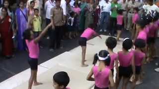 preview picture of video 'Sarswati Krida Sankul Thane. Kids Gymnastics Demo-2'