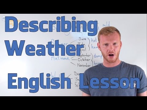 Describing Weather English Vocabulary Lesson Pre Intermediate