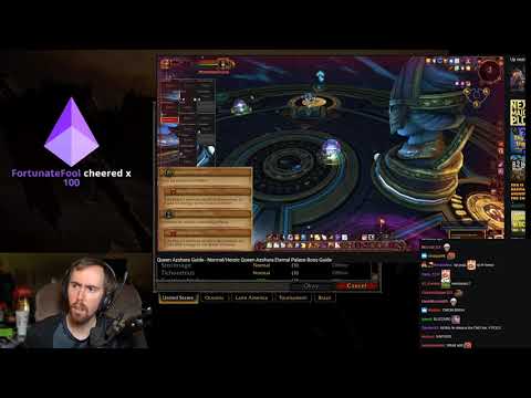 Asmongold Reactions "Queen Azshara Guide - Normal/Heroic Queen Azshara Eternal Palace Boss Guide"