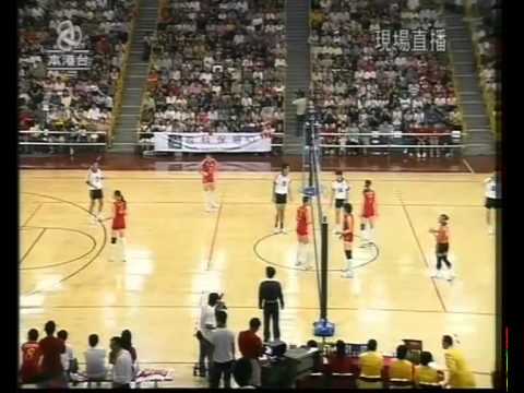 2004奧運金牌匯演中國女排與香港男排表演賽