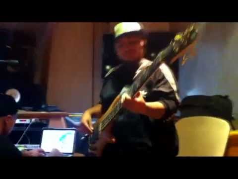 In the studio with Niña Dioz...