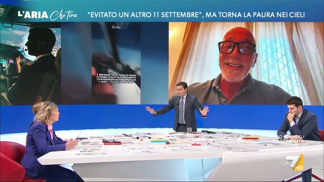 Aereo dirottato, la rivelazione di Carlo Biffani: "Forse era un coltello in ceramica che non ...