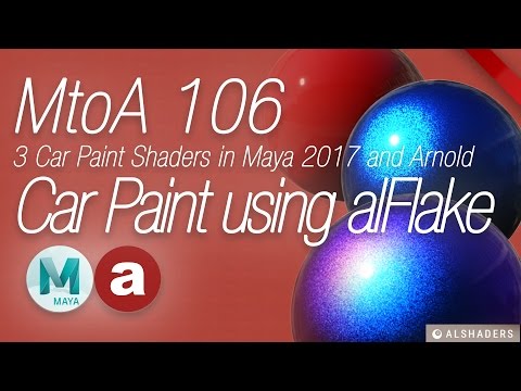 Car Paint with aiFlake | Arnold / Maya