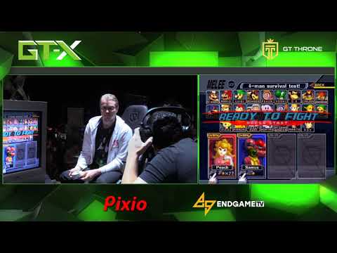 [A] Armada (Peach) vs. HugS (Samus) | SSBM T48 | GTX