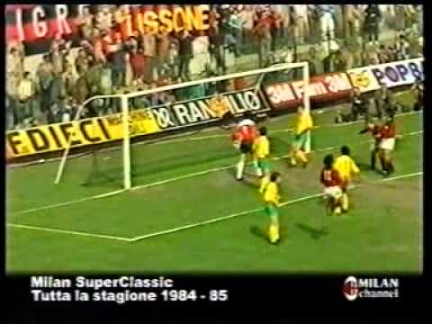 1984-85  24a G  Milan - Avellino 2-0  Servizio RAI DS