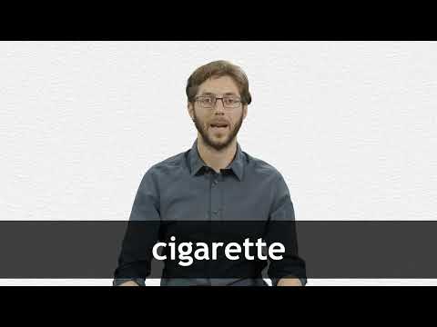 is cigarette a french word English Translation of “CIGARETTE”