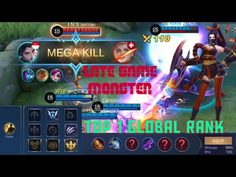 " Hanabi " The Real Late Game Monster || - Top 1 Global Hanabi |