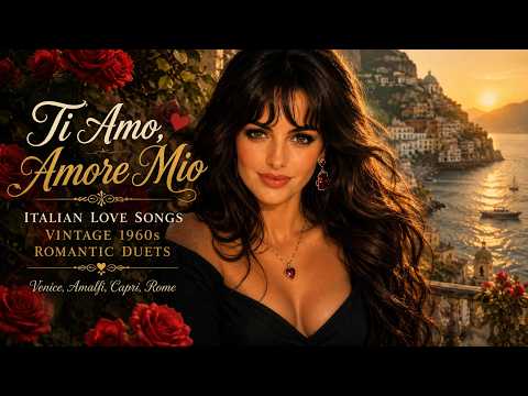 Ti Amo, Amore Mio ❤️ Italian Love Songs Vintage 1960s Romantic | Venice, Amalfi, Capri, Rome #1960