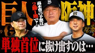 【セ首位攻防戦】『3連敗は許されない‼︎』初戦は巨人山﨑伊織vs阪神村上頌樹が先発登板‼︎高木豊の予想は？
