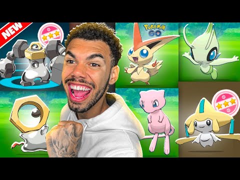 ZEREI O JOGO PEGANDO TODOS OS MÍTICOS - POKEMON GO | Cris |