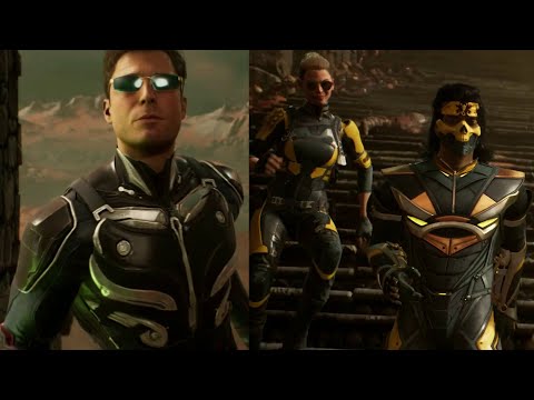 Johnny Cage thanks Kitana for killing his future daughter