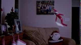 The Elf on the Shelf caught flying and getting into trouble (Part 2 of 5)