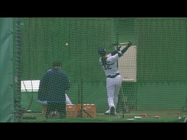 【春季キャンプ】野球はまだまだ進化する!! ライオンズ・山村崇嘉が計測機器をつけてのティーバッティング!! 2025年2月4日 埼玉西武ライオンズ