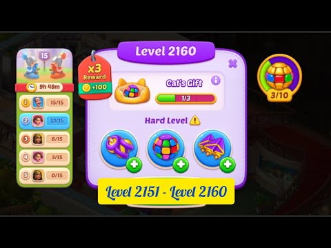 Homescapes : ( Level 2151 - Level 2160 )