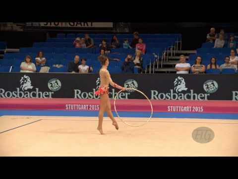 Rafaela COIMBRA VALENTE (POR) 2015 Rhythmic Worlds Stuttgart - Qualifications Hoop