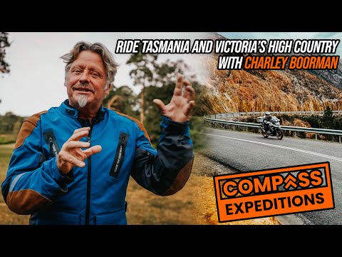 Ride Tasmania and Victoria's High Country with motorcycle adventurer Charley Boorman