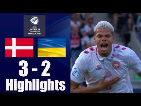 Ukraine U21 - Denmark U21 | 2-3 | Highlights | UEFA Under-21 Euro 2025 | ukraine denmark
