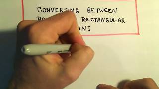 Converting Between Polar and Rectangular Equations, Ex 1